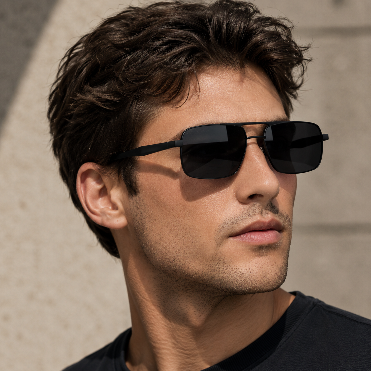 Mas - Polarized Metal Sunglasses