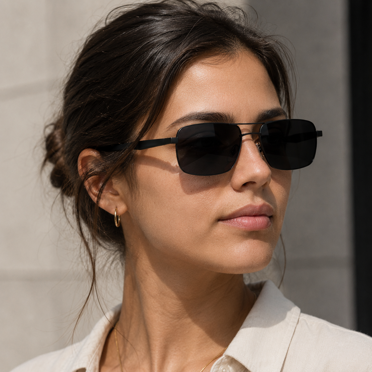 Mas - Polarized Metal Sunglasses