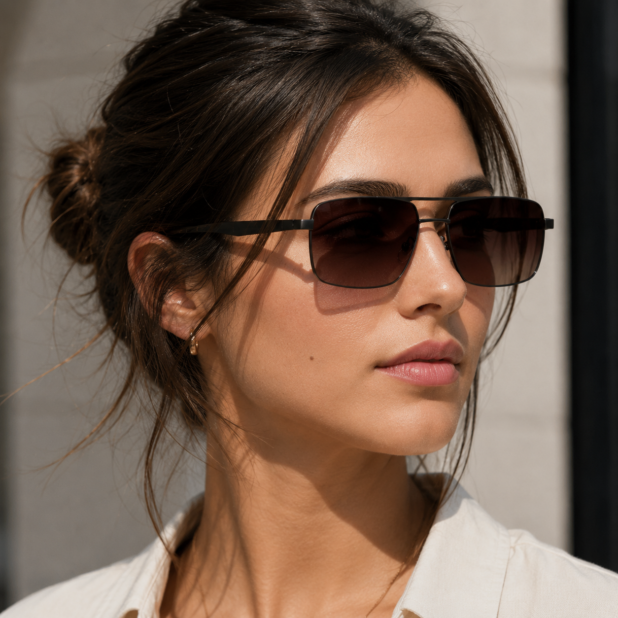 Mas - Polarized Metal Sunglasses