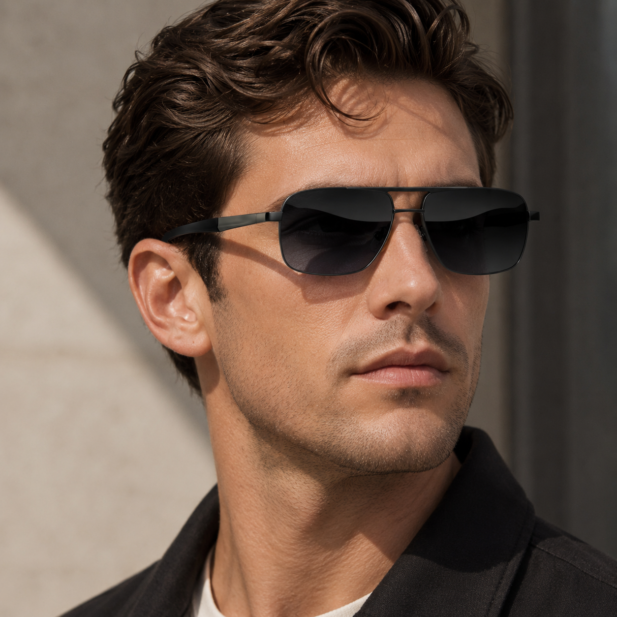Mas - Polarized Metal Sunglasses