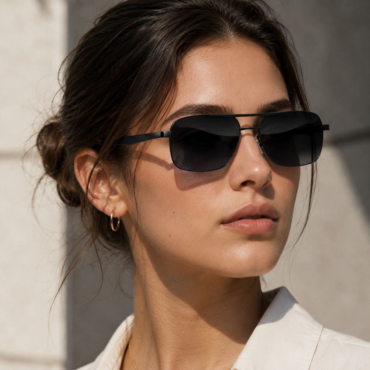 Mas - Polarized Metal Sunglasses