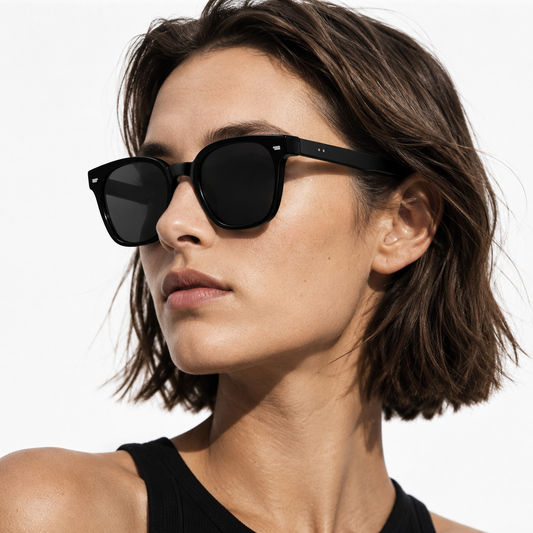 Venustum Ti Polarized Acetate & Titanium Sunglasses